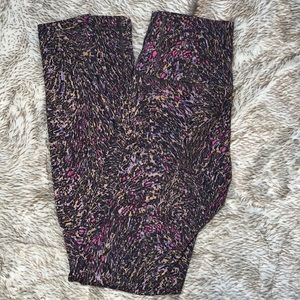 Lululemon Wild Print Leggings